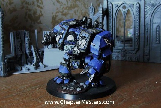 Forge World Venerable Dreadnough, Ultramarine Dregnought, Ultramarine Forge World Dregnought